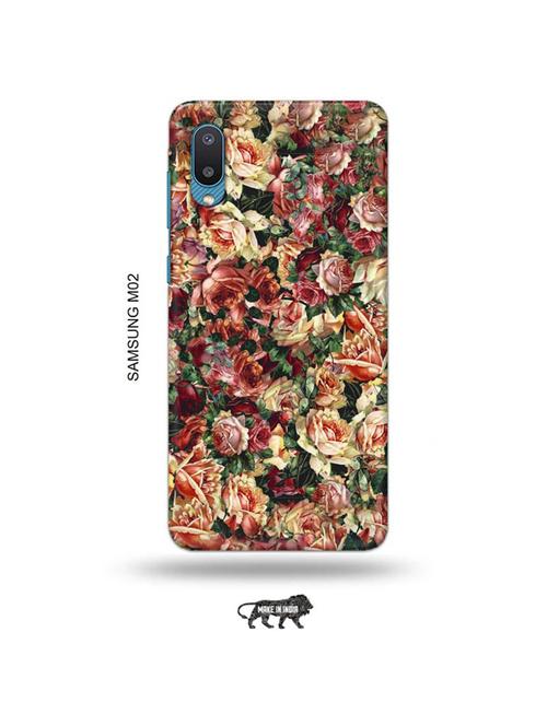 tweakymod designer printed hard case | flowers back cover compatible with samsung m02 - 19012567 - Very Small Image - 1
