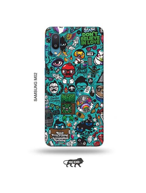 tweakymod designer printed hard case | zombies dope back cover compatible with samsung m02 - 19012578 - Very Small Image - 1