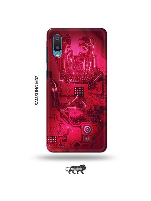 tweakymod designer printed hard case | pcb back cover compatible with samsung m02 - 19012590 - Very Small Image - 1