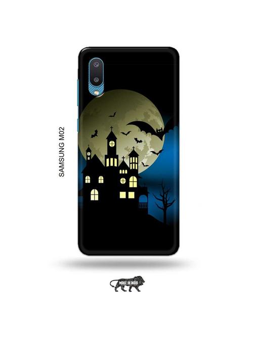 tweakymod designer printed hard case | night castle back cover compatible with samsung m02 - 19012610 - Very Small Image - 1