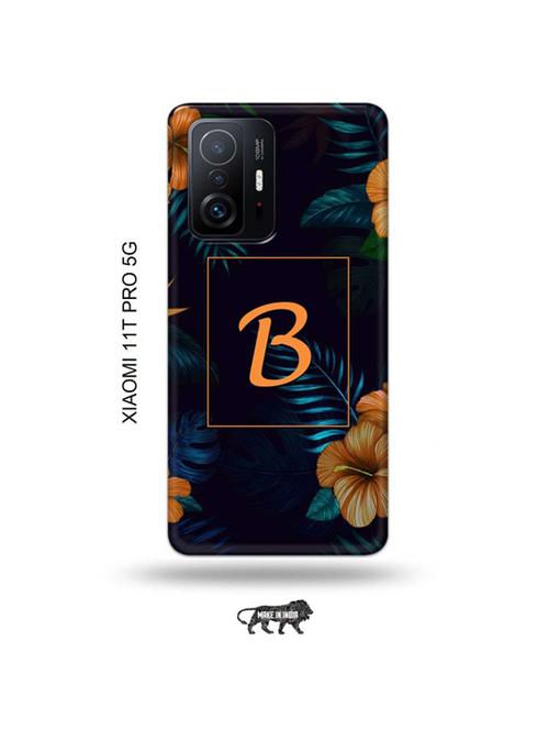 tweakymod designer printed hard case | floral b back cover compatible with xiaomi 11t pro 5g - 19012682 - Very Small Image - 1
