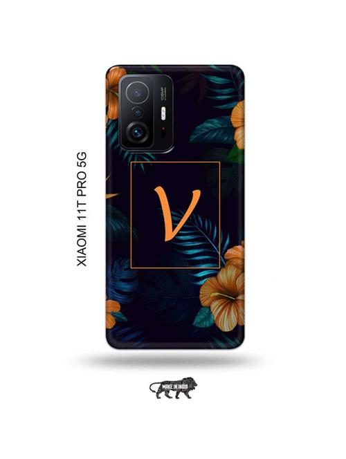 floral v back cover compatible with xiaomi 11t pro 5g - 19012702 - Very Small Image - 1