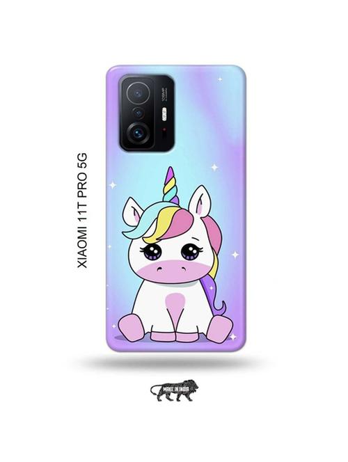 tweakymod designer printed hard case | baby unicorn back cover compatible with xiaomi 11t pro 5g - 19012711 - Very Small Image - 1