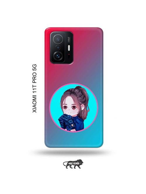 tweakymod designer printed hard case | baby cute girl back cover compatible with xiaomi 11t pro 5g - 19012723 - Very Small Image - 1