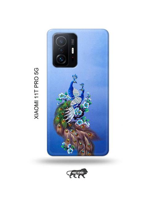tweakymod designer printed hard case | peacock couple back cover compatible with xiaomi 11t pro 5g - 19012795 - Very Small Image - 1