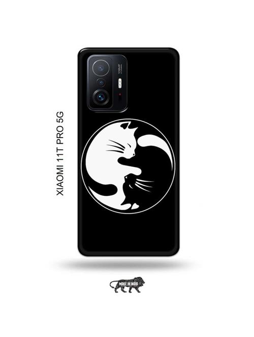 tweakymod designer printed hard case | ninja cat back cover compatible with xiaomi 11t pro 5g - 19012801 - Very Small Image - 1