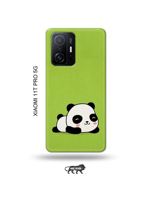 tweakymod designer printed hard case | lazy panda back cover compatible with xiaomi 11t pro 5g - 19012813 - Very Small Image - 1
