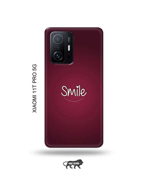 smile back cover compatible with xiaomi 11t pro 5g - 19012822 - Very Small Image - 1