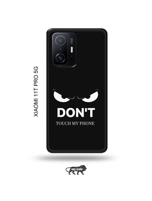 don't touch my phone back cover compatible with xiaomi 11t pro 5g - 19012922 - Very Small Image - 1