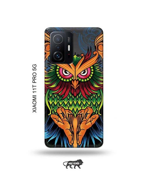 colourful owl back cover compatible with xiaomi 11t pro 5g - 19012927 - Very Small Image - 1