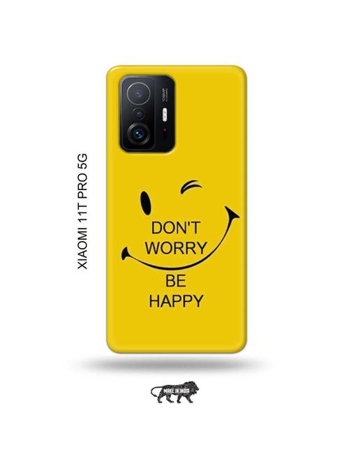 funny face yellow back cover compatible with xiaomi 11t pro 5g - 19012932 - Very Small Image - 1