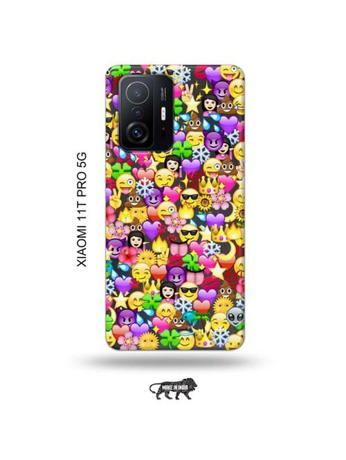 emojis back cover compatible with xiaomi 11t pro 5g - 19012940 - Very Small Image - 1