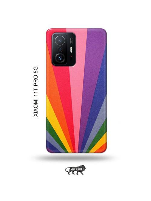 rainbow strips back cover compatible with xiaomi 11t pro 5g - 19012944 - Very Small Image - 1