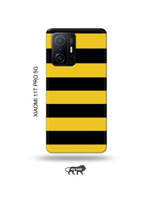 tweakymod designer printed hard case | yellow strips back cover compatible with xiaomi 11t pro 5g - 19012964 - Very Small Image - 1