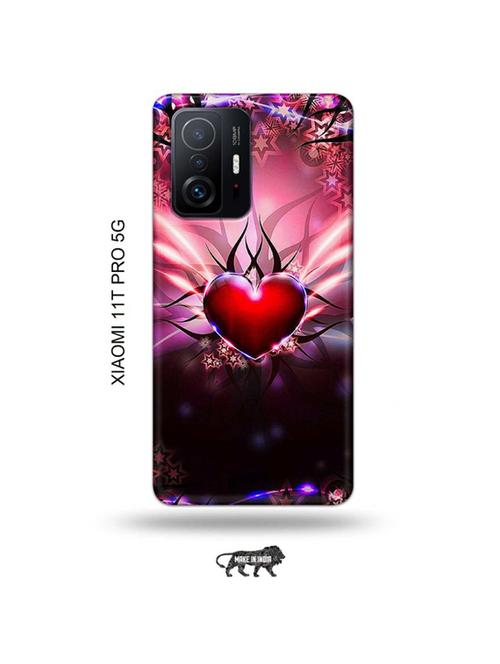 tweakymod designer printed hard case | heart back cover compatible with xiaomi 11t pro 5g - 19013025 - Very Small Image - 1