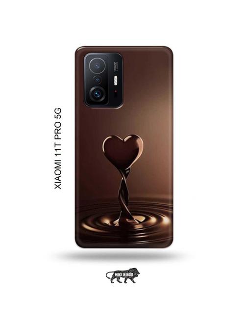 chocolate heart back cover compatible with xiaomi 11t pro 5g - 19013042 - Very Small Image - 1