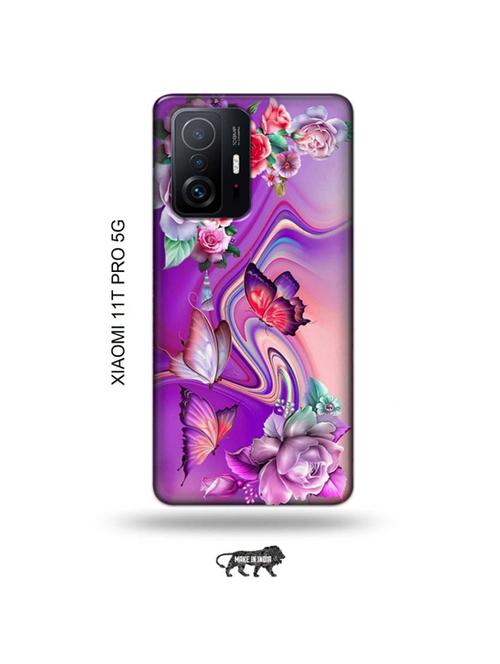 flowers back cover compatible with xiaomi 11t pro 5g - 19013056 - Very Small Image - 1