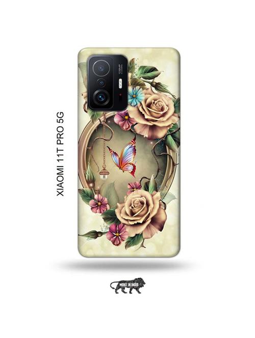 floral back cover compatible with xiaomi 11t pro 5g - 19013058 - Very Small Image - 1