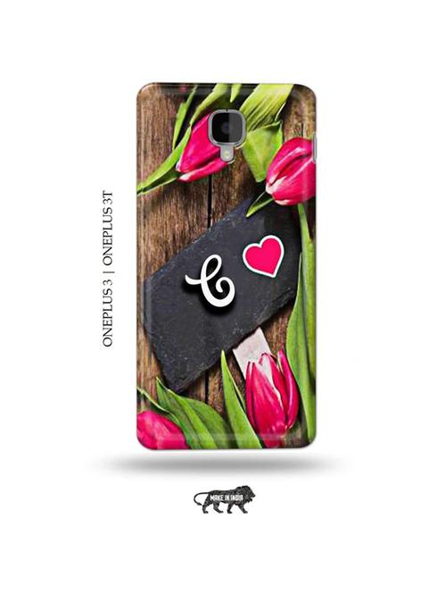 flower letter c back cover compatible with oneplus 3, oneplus 3t - 19013148 - Very Small Image - 1