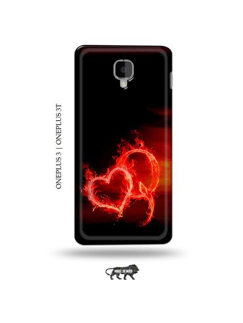 fire heart letter q back cover compatible with oneplus 3, oneplus 3t - 19013190 - Very Small Image - 1