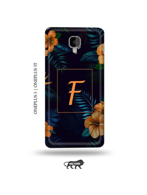 floral f back cover compatible with oneplus 3, oneplus 3t - 19013205 - Very Small Image - 1