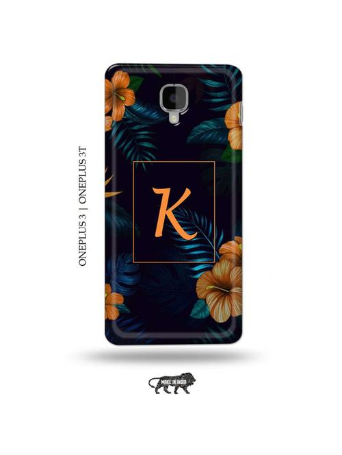 floral k back cover compatible with oneplus 3, oneplus 3t - 19013210 - Very Small Image - 1