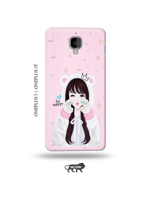 girlie back cover compatible with oneplus 3, oneplus 3t - 19013228 - Very Small Image - 1