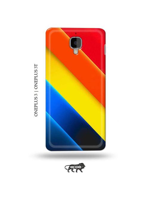 cross strips back cover compatible with oneplus 3, oneplus 3t - 19013285 - Very Small Image - 1