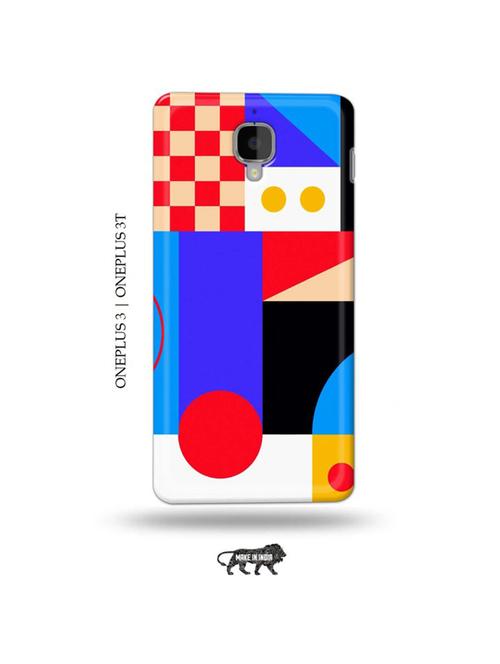 colour boxes back cover compatible with oneplus 3, oneplus 3t - 19013299 - Very Small Image - 1