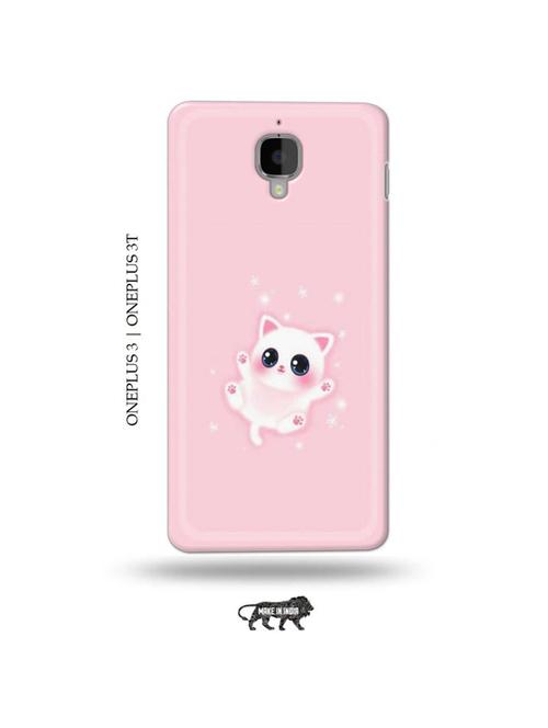 cute kitty back cover compatible with oneplus 3, oneplus 3t - 19013321 - Very Small Image - 1