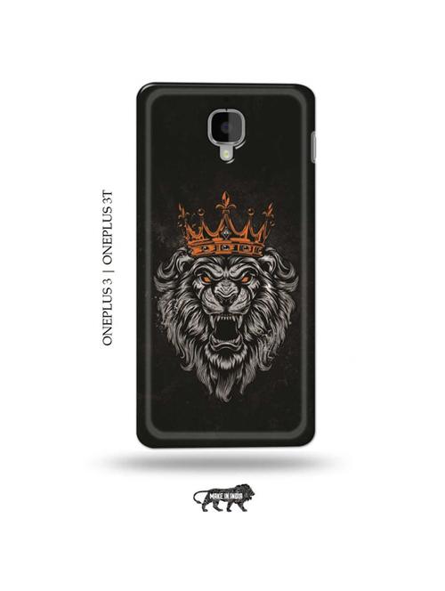 king lion back cover compatible with oneplus 3, oneplus 3t - 19013325 - Very Small Image - 1