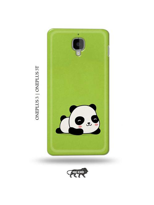 lazy panda back cover compatible with oneplus 3, oneplus 3t - 19013332 - Very Small Image - 1