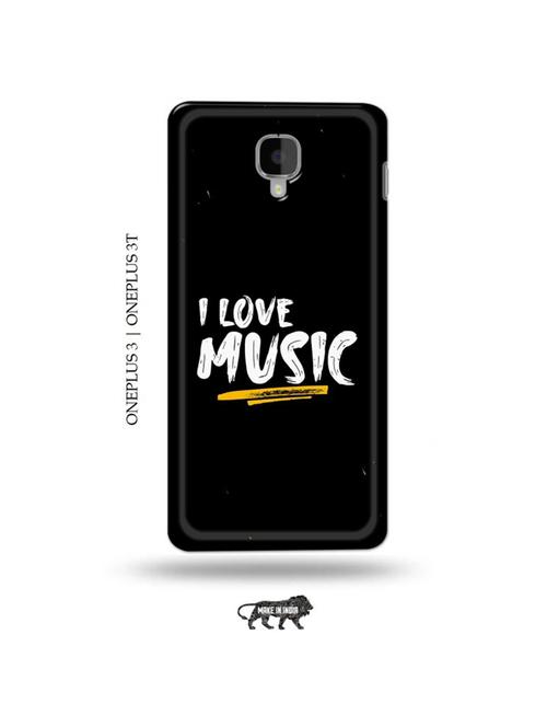 i love music back cover compatible with oneplus 3, oneplus 3t - 19013359 - Very Small Image - 1