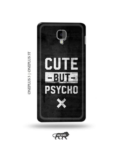 cute but psycho back cover compatible with oneplus 3, oneplus 3t - 19013369 - Very Small Image - 1