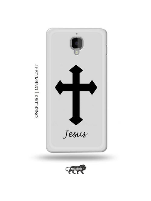 jesus cross back cover compatible with oneplus 3, oneplus 3t - 19013411 - Very Small Image - 1