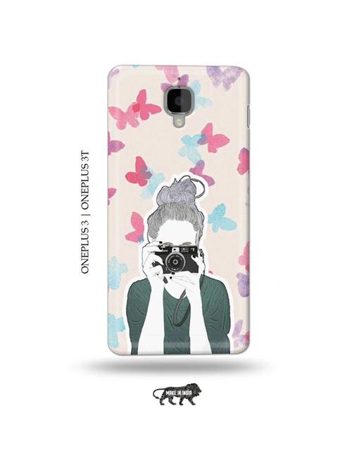 camera buff girl back cover compatible with oneplus 3, oneplus 3t - 19013427 - Very Small Image - 1