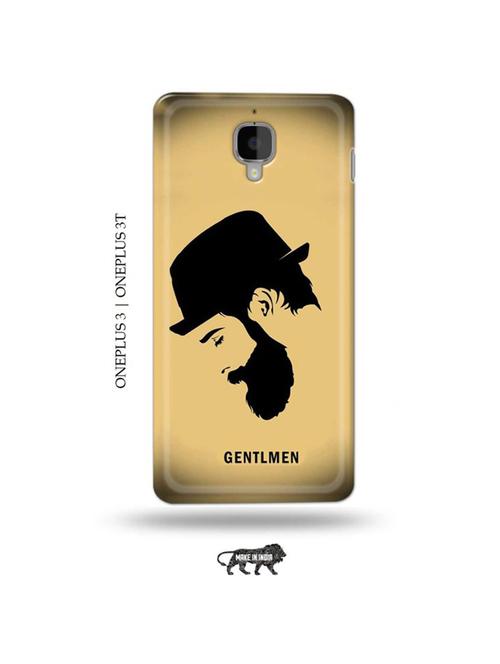 gentleman back cover compatible with oneplus 3, oneplus 3t - 19013439 - Very Small Image - 1