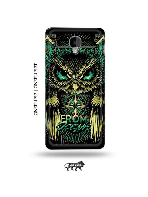deadly owl back cover compatible with oneplus 3, oneplus 3tver - 19013445 - Very Small Image - 1