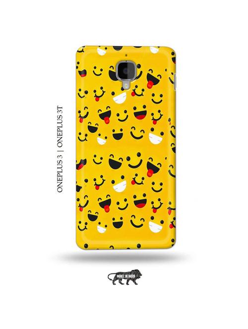 emojis back cover compatible with oneplus 3, oneplus 3t - 19013467 - Very Small Image - 1