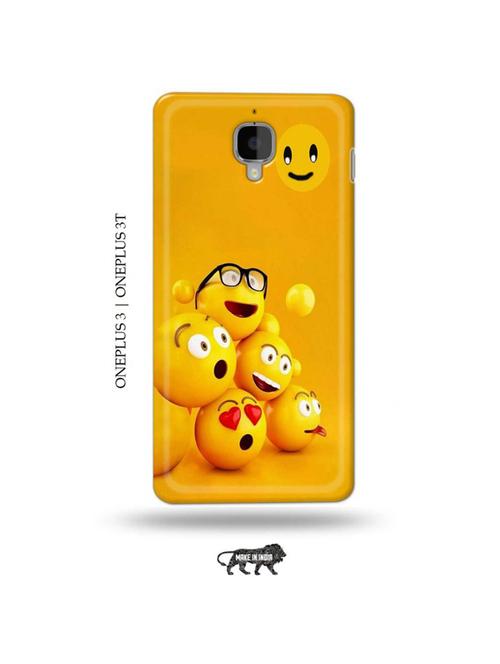 emoji fall back cover compatible with oneplus 3, oneplus 3t - 19013472 - Very Small Image - 1