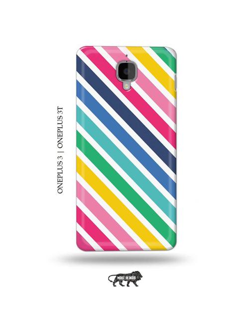 diagonal strips back cover compatible with oneplus 3, oneplus 3t - 19013500 - Very Small Image - 1