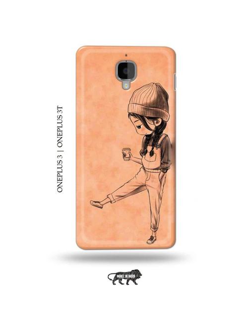 kiddo girl back cover compatible with oneplus 3, oneplus 3t - 19013522 - Very Small Image - 1