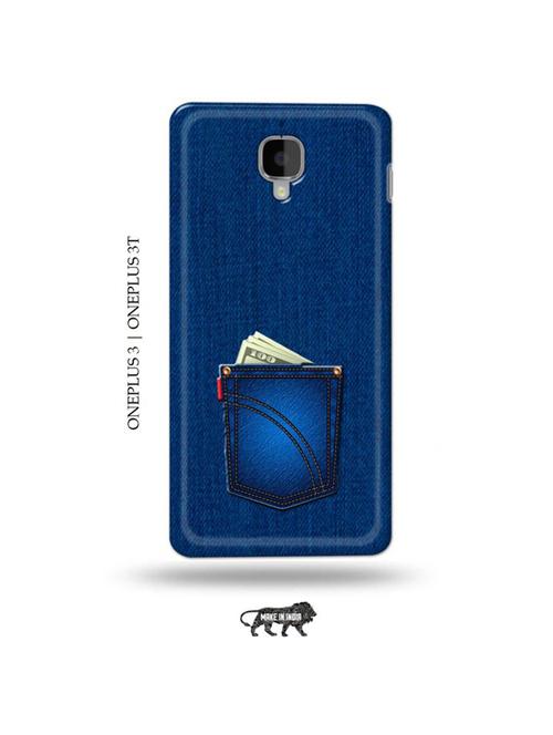 jeans back cover compatible with oneplus 3, oneplus 3t - 19013540 - Very Small Image - 1