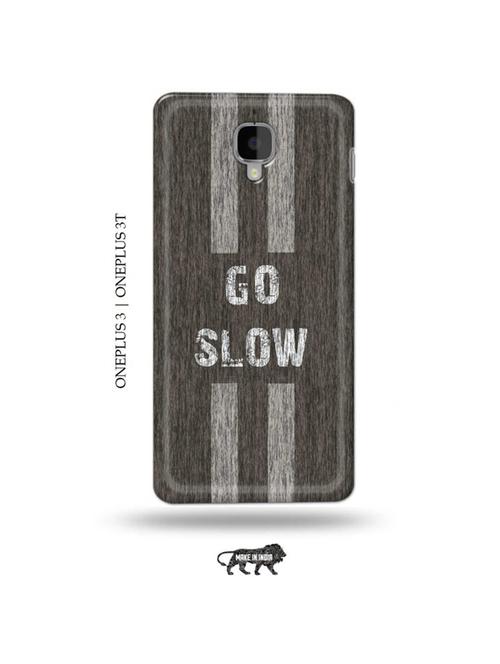 go slow back cover compatible with oneplus 3, oneplus 3t - 19013543 - Very Small Image - 1