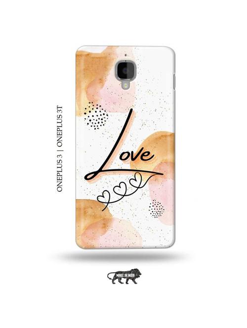 love back cover compatible with oneplus 3, oneplus 3t - 19013564 - Very Small Image - 1