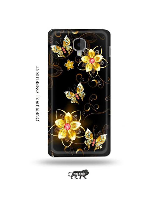 flowers back cover compatible with oneplus 3, oneplus 3t - 19013574 - Very Small Image - 1