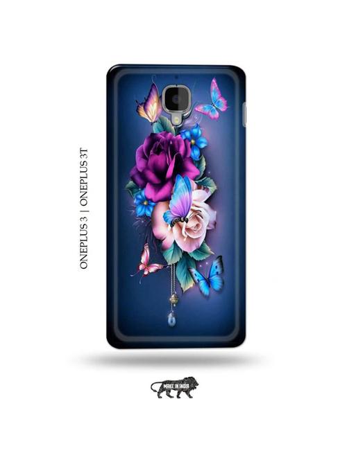flowers back cover compatible with oneplus 3, oneplus 3t - 19013578 - Very Small Image - 1