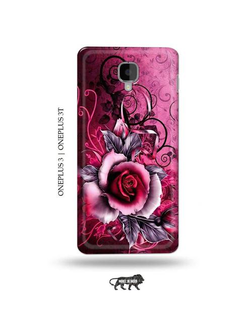 flowers back cover compatible with oneplus 3, oneplus 3t - 19013587 - Very Small Image - 1