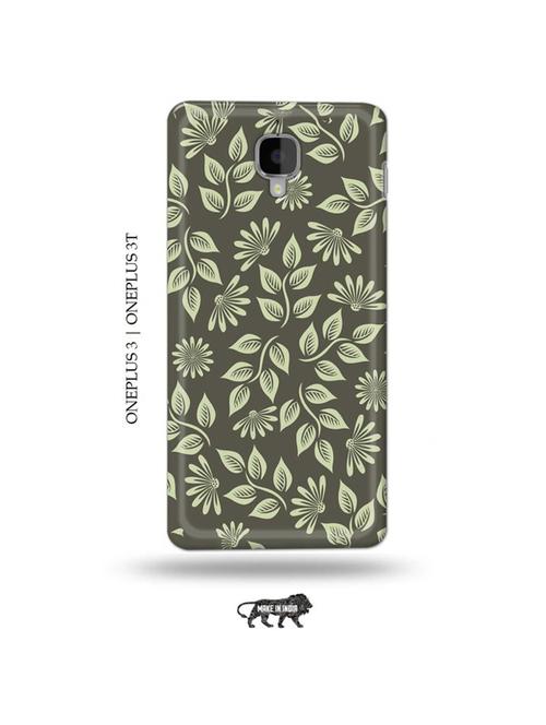 flowers back cover compatible with oneplus 3, oneplus 3t - 19013592 - Very Small Image - 1