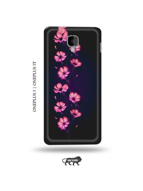 flowers back cover compatible with oneplus 3, oneplus 3t - 19013612 - Very Small Image - 1